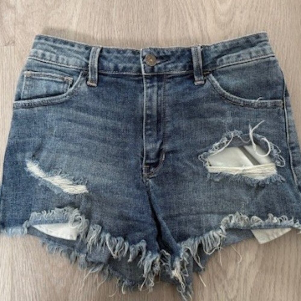Just USA - DISTRESSED Jean Cut Off Shorts - Size XS
